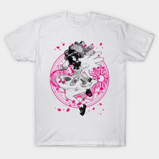 Sakura Magic Circle (black) T-Shirt